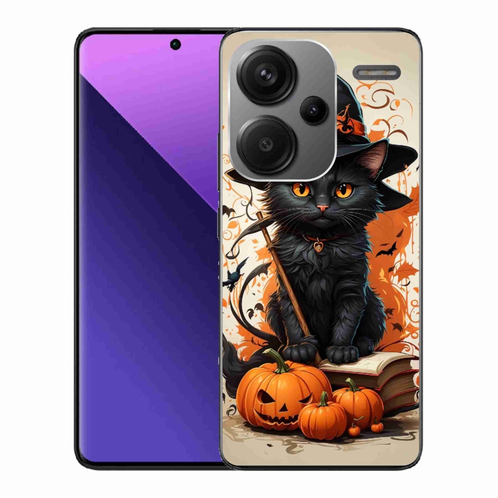Gelový kryt mmCase na Xiaomi Redmi Note 13 Pro+ 5G - kocour čaroděj