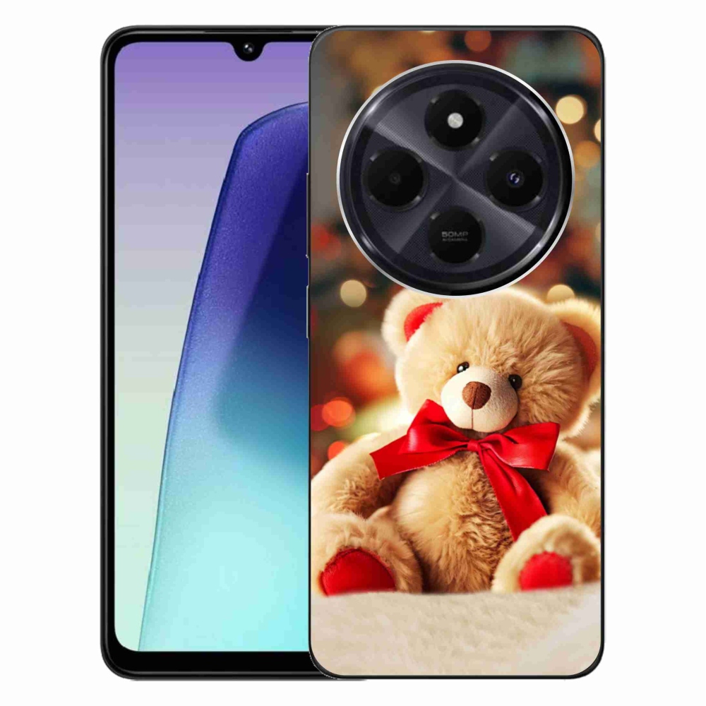 Gelový kryt mmCase na Xiaomi Redmi 14C/Poco C75 - plyšový medvídek