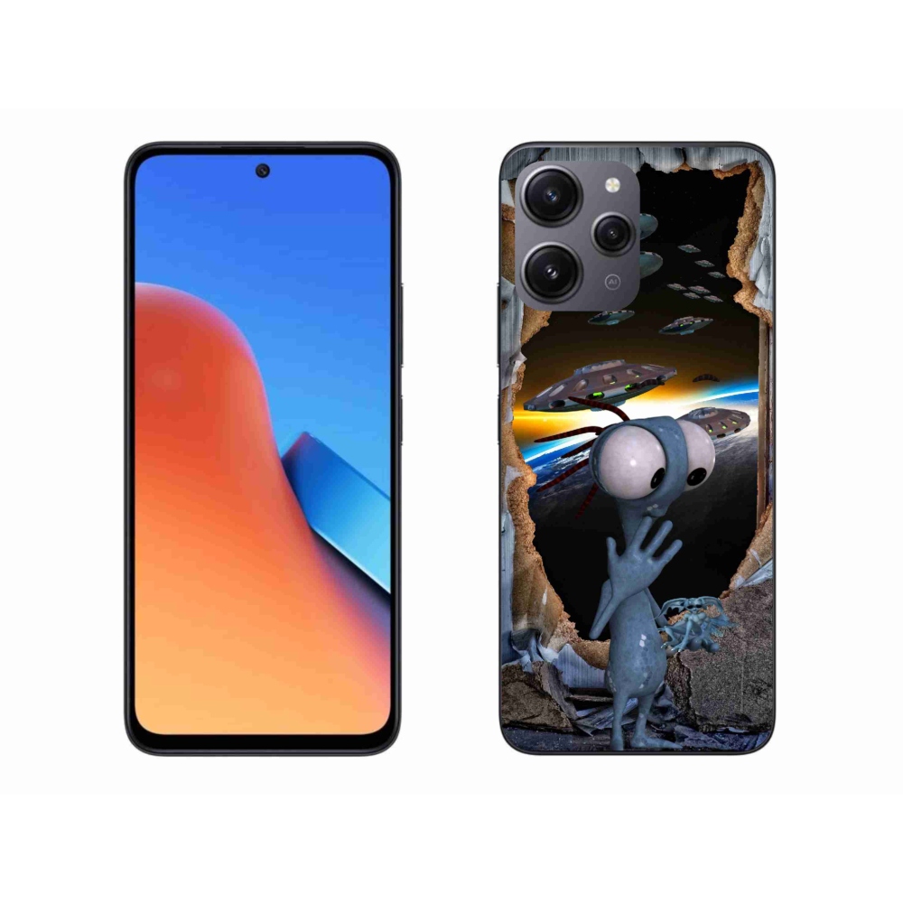 Gelový kryt mmCase na Xiaomi Redmi 12 - mimozemšťan