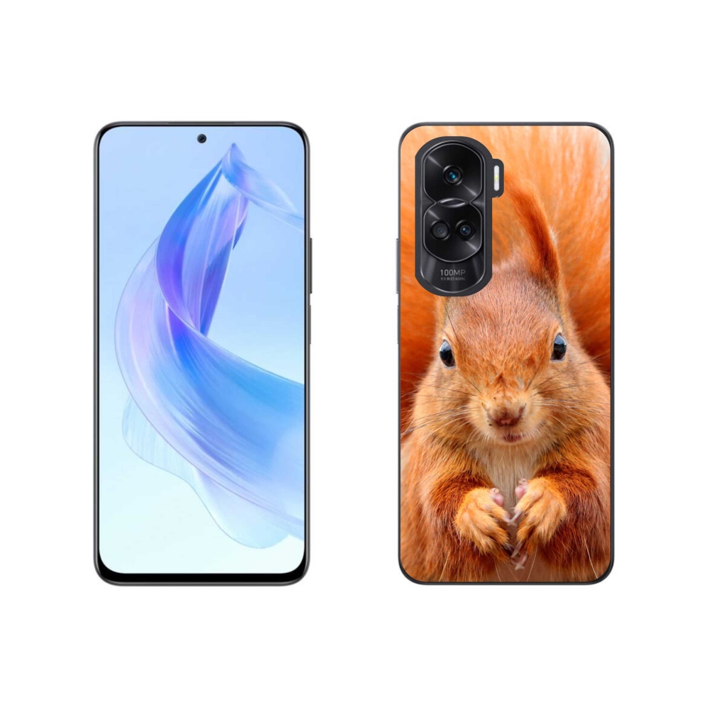 Gelový kryt mmCase na Honor 90 Lite - veverka