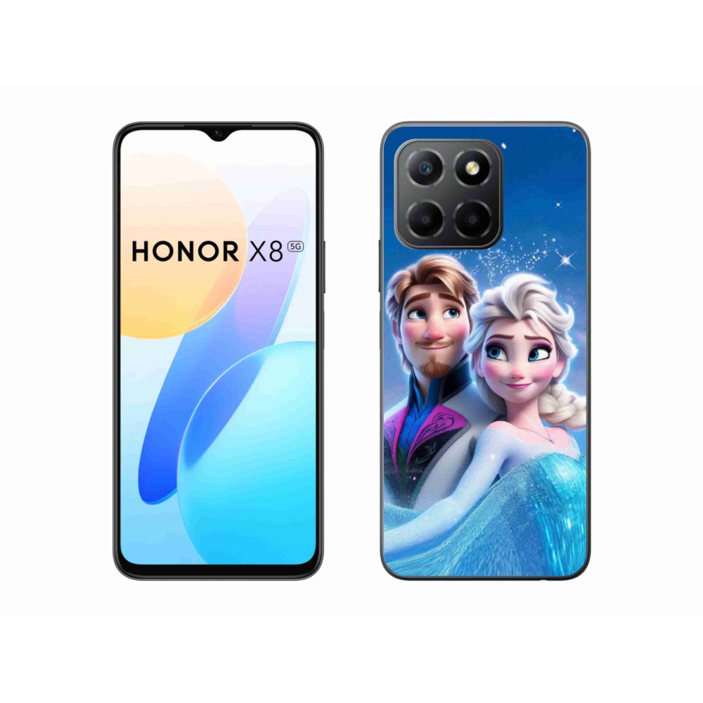 Gelový kryt mmCase na Honor X8 5G/Honor 70 Lite 5G - ledové království 1