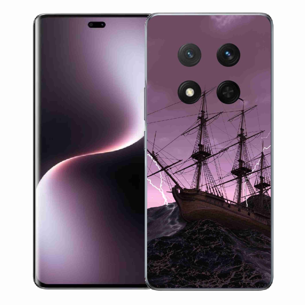 Gelový kryt mmCase na Honor Magic 7 Lite 5G - loď v bouři