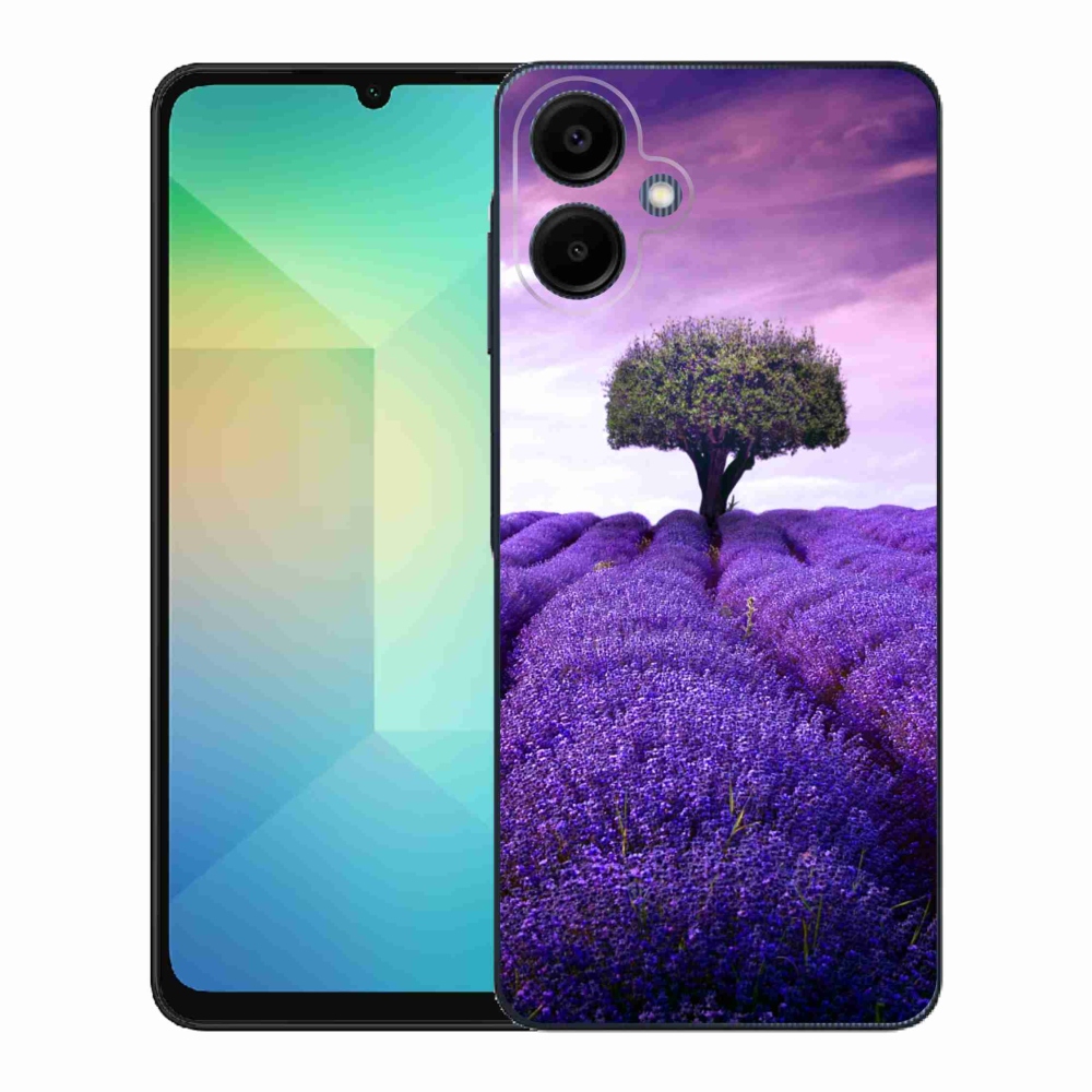 Gelový kryt mmCase na Samsung Galaxy A06 4G - levandulová louka