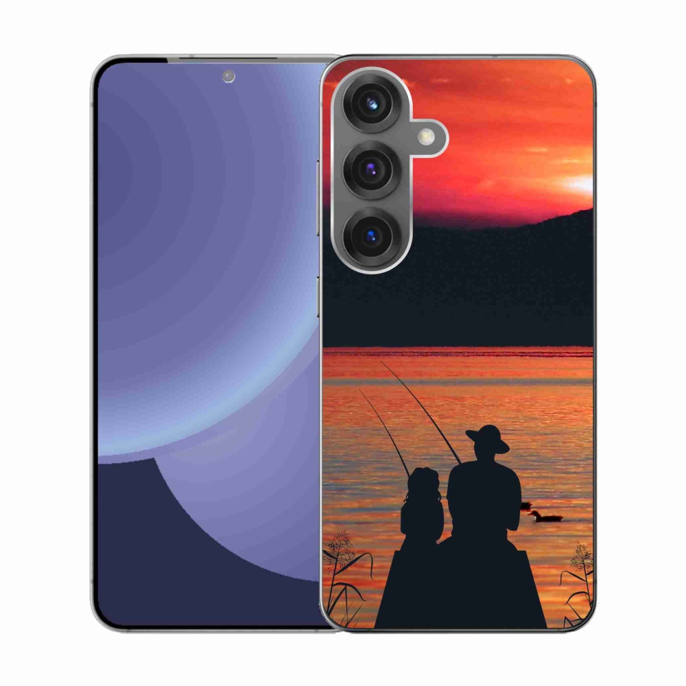 Gelový kryt mmCase na Samsung Galaxy S25 - rybaření 3