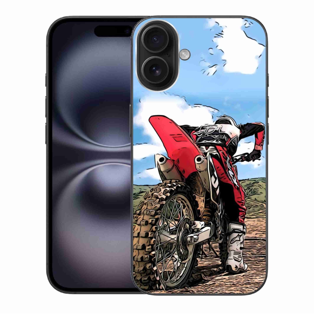 Gelový kryt mmCase na iPhone 16 Plus - moto