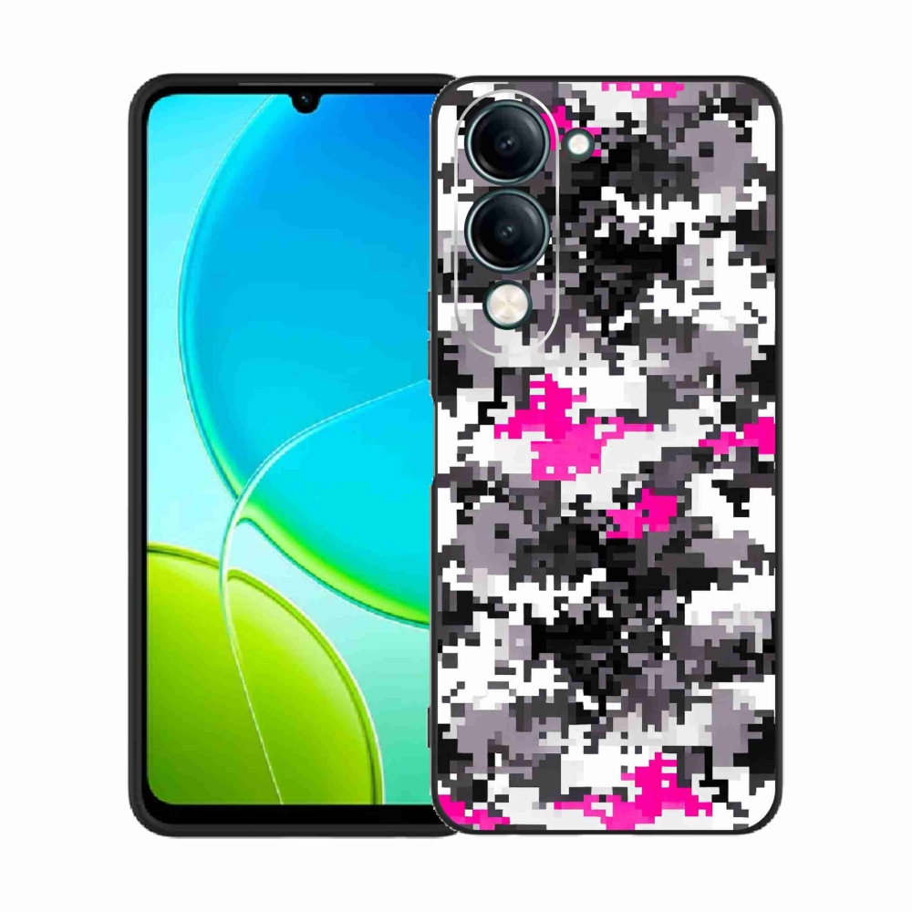 Gelový kryt mmCase na Vivo Y29s 5G - maskáčový vzor 4