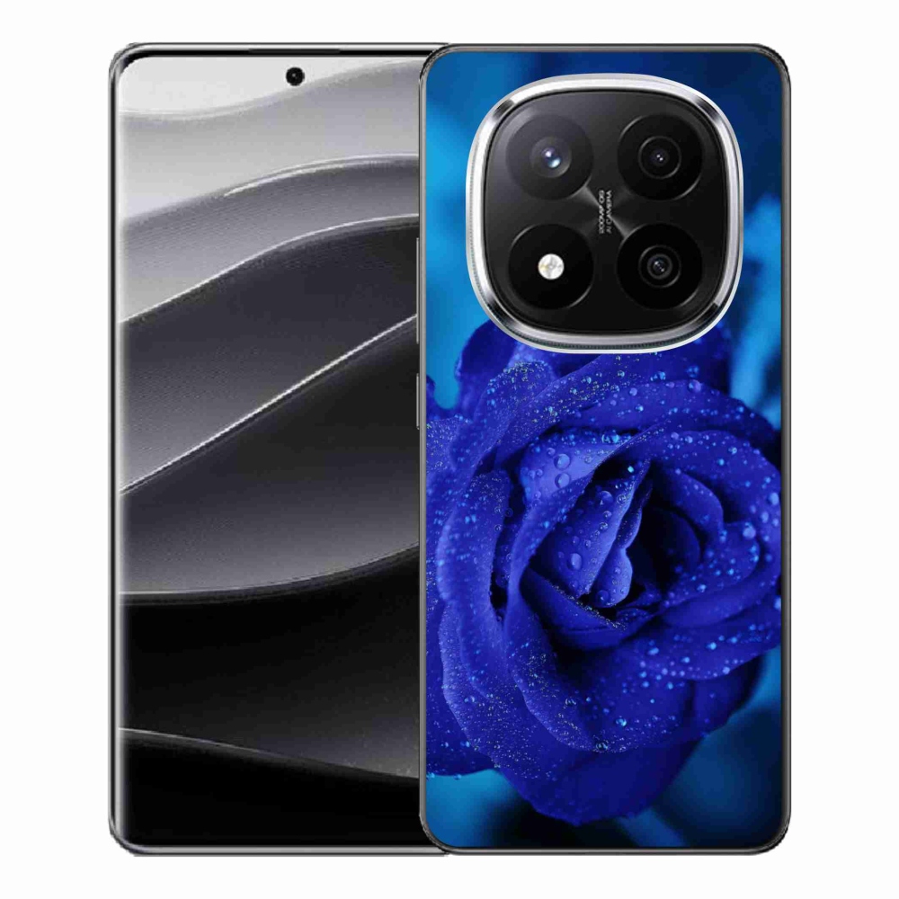 Gelový kryt mmCase na Xiaomi Redmi Note 14 Pro+ 5G - modrá růže