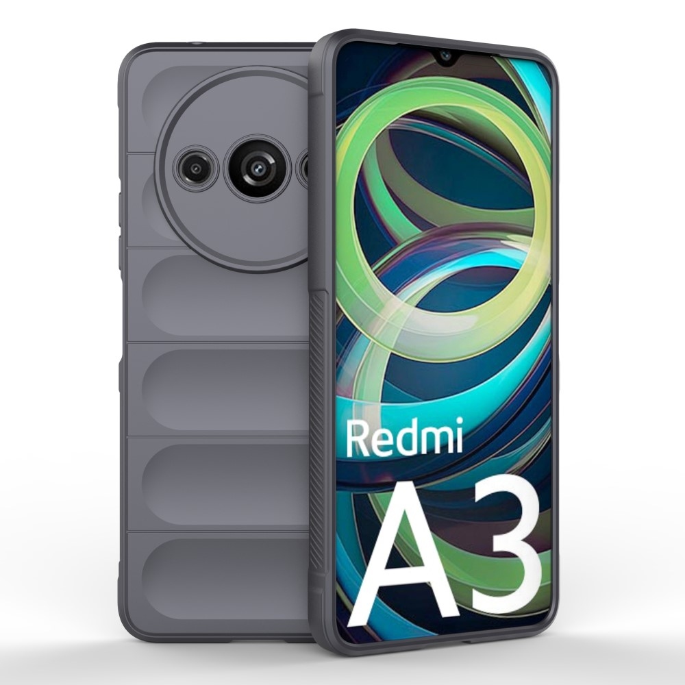 Rugg odolný gelový obal na Xiaomi Redmi A3 - tmavěšedý