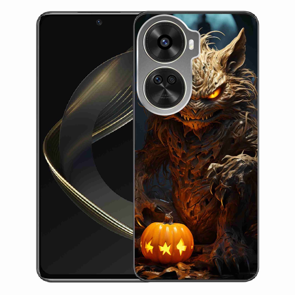 Gelový kryt mmCase na Huawei Nova 12 SE - halloweenská příšera