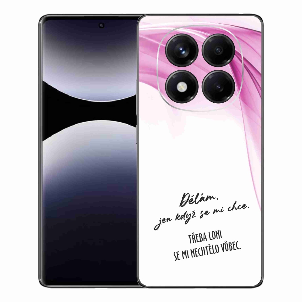 Gelový kryt mmCase na Xiaomi Redmi Note 14 Pro - vtipný text 12 bílé pozadí