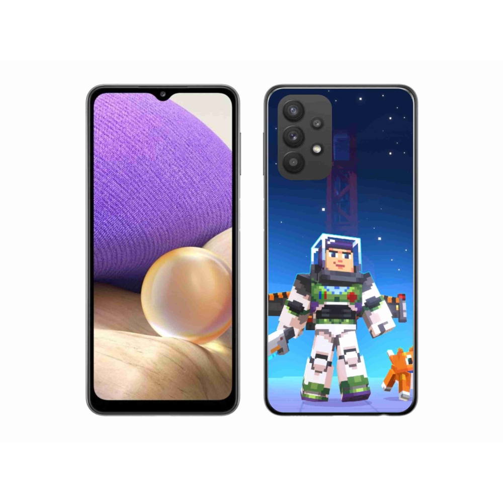 Gelový kryt mmCase na Samsung Galaxy A32 5G - minecraft 2