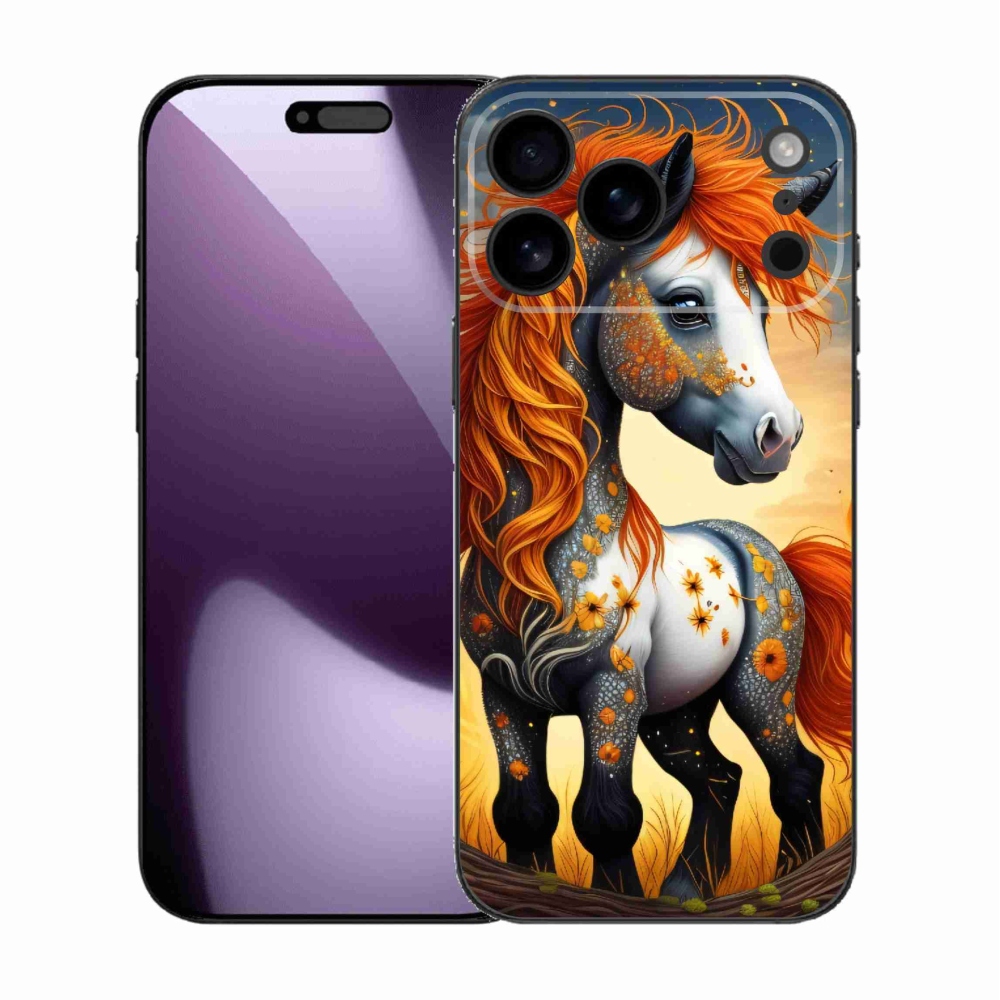 Gelový kryt mmCase na iPhone 17 Pro Max - barevný poník