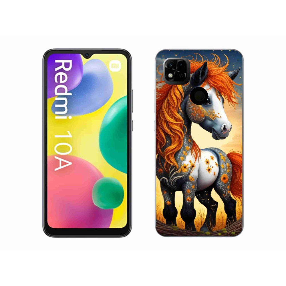 Gelový kryt mmCase na Xiaomi Redmi 10A - barevný poník