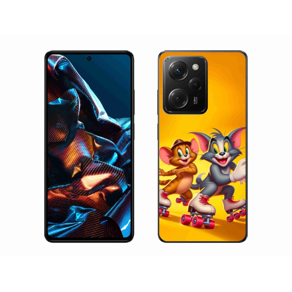 Gelový kryt mmCase na Xiaomi Poco X5 Pro 5G - tom a jerry