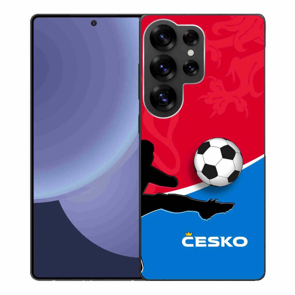 Gelový kryt mmCase na Samsung Galaxy S25 Ultra - fotbal Česko 2
