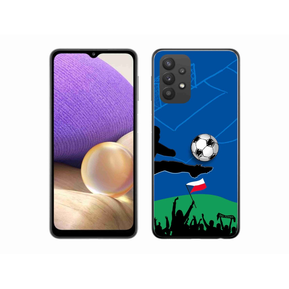 Gelový kryt mmCase na Samsung Galaxy A32 5G - fanoušci fotbalu