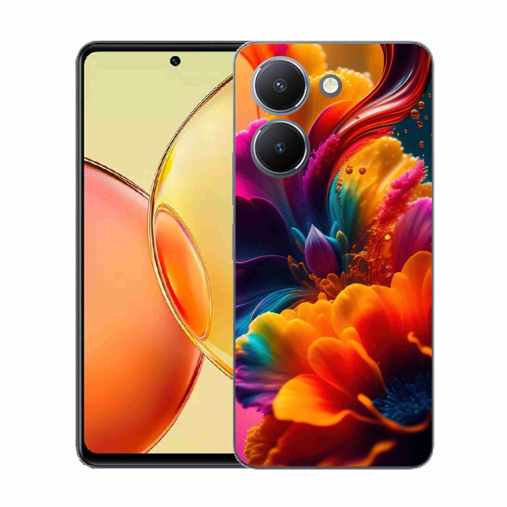 Gelový kryt mmCase na Vivo Y36 - abstraktní motiv 2