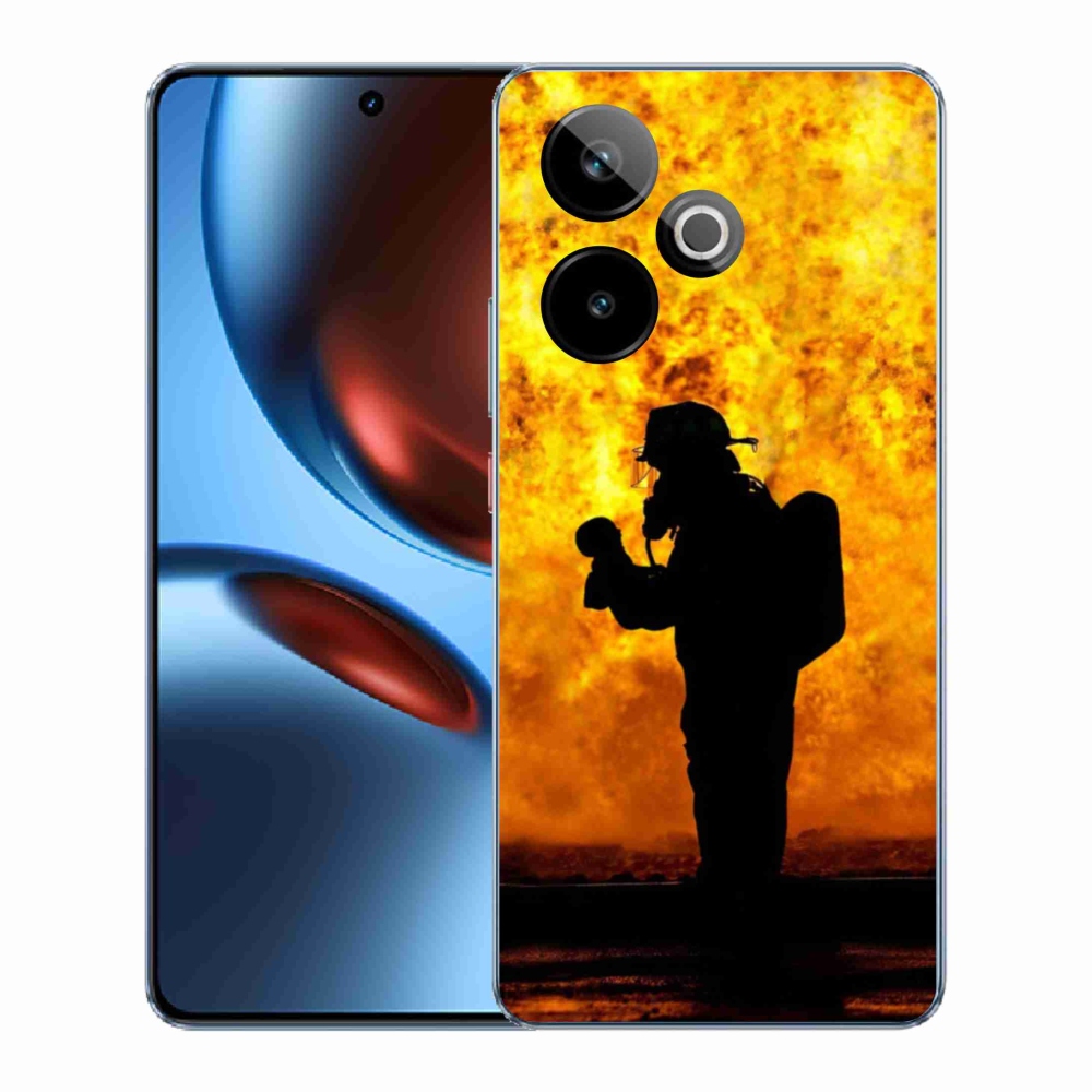 Gelový kryt mmCase na Realme GT 7 5G/GT 7T 5G - hasič