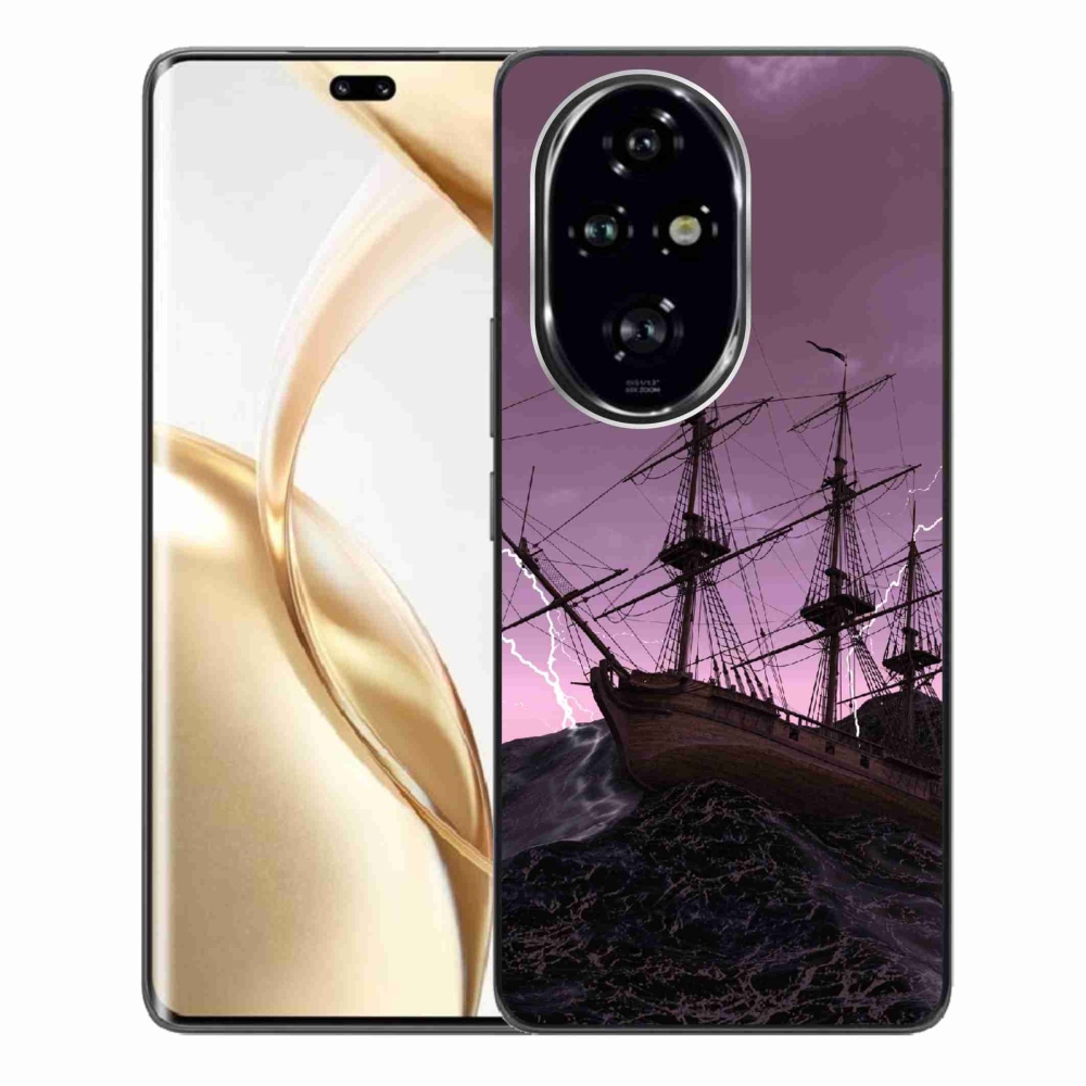 Gelový kryt mmCase na Honor 200 Pro 5G - loď v bouři