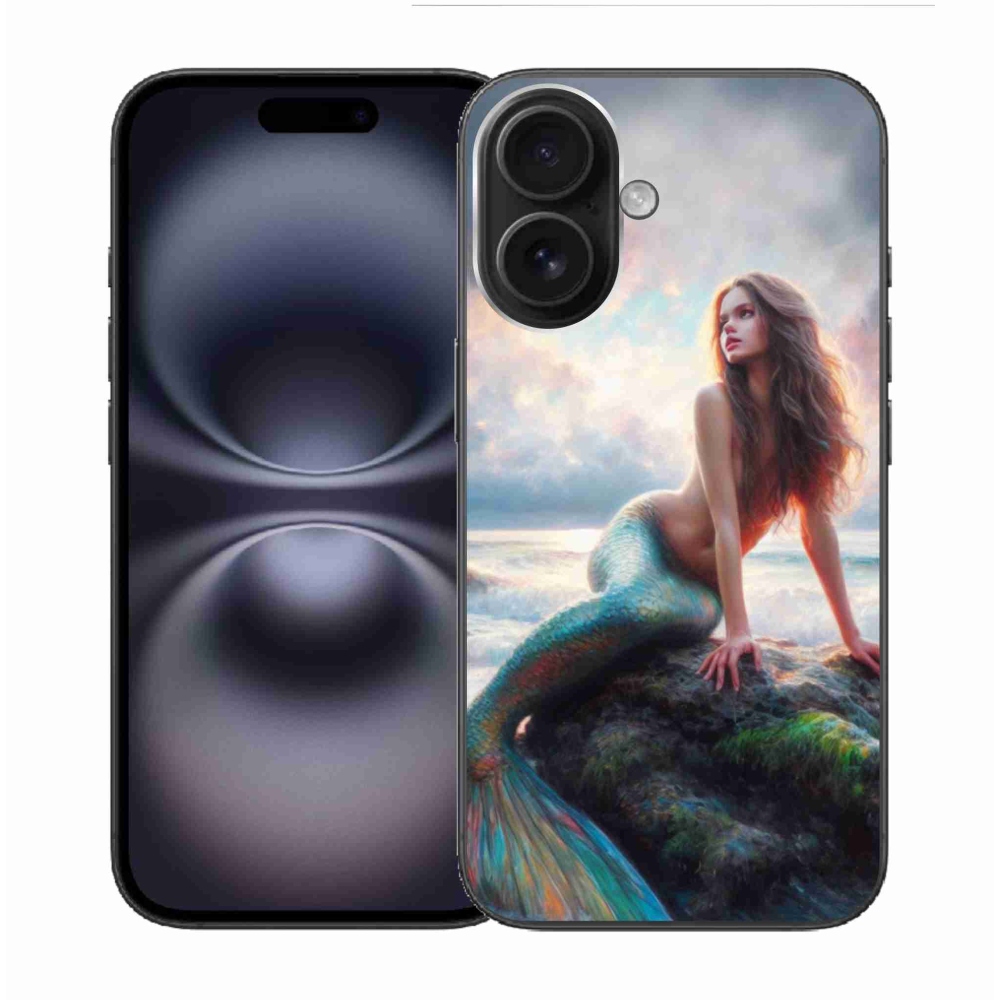 Gelový kryt mmCase na iPhone 16 - mořská panna