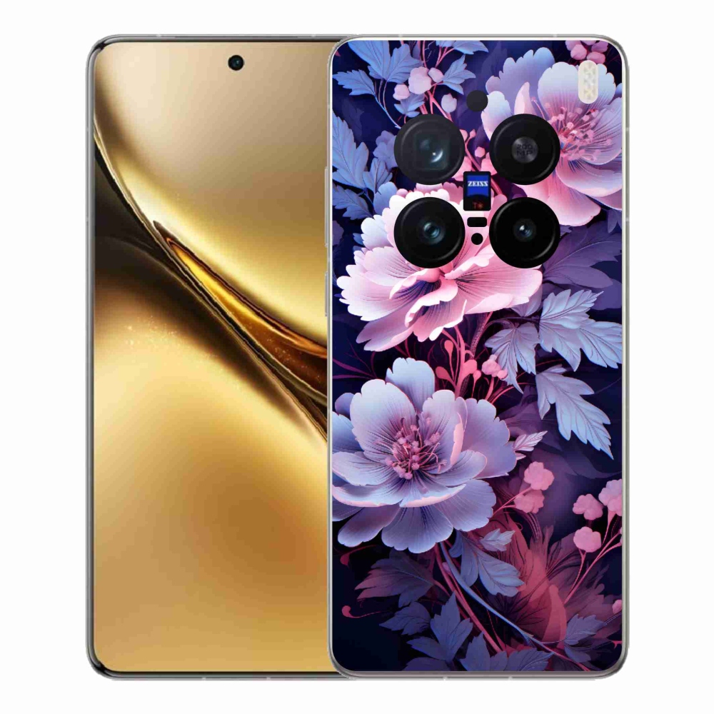 Gelový kryt mmCase na Vivo X200 Pro 5G - květiny 11