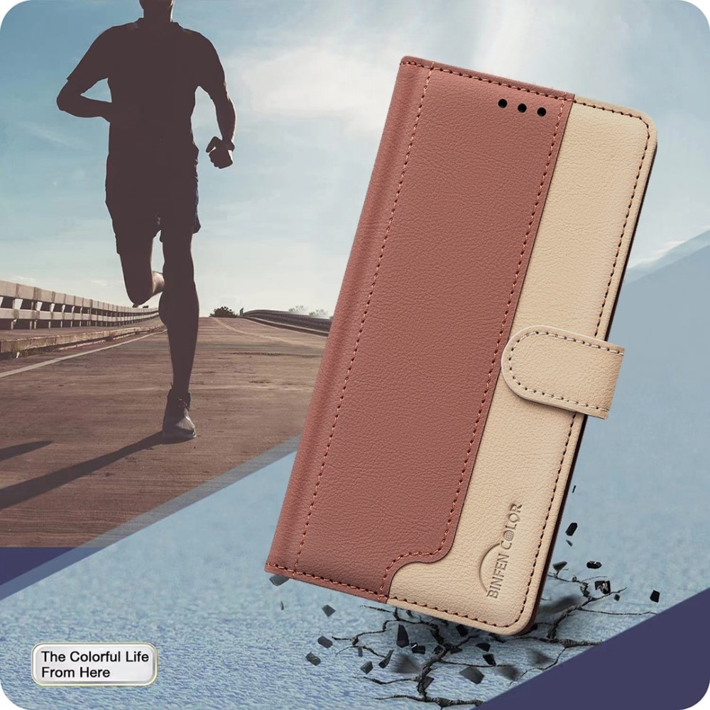 BNF DUO knížkové pouzdro na Samsung Galaxy Xcover 7 Pro - hnědé