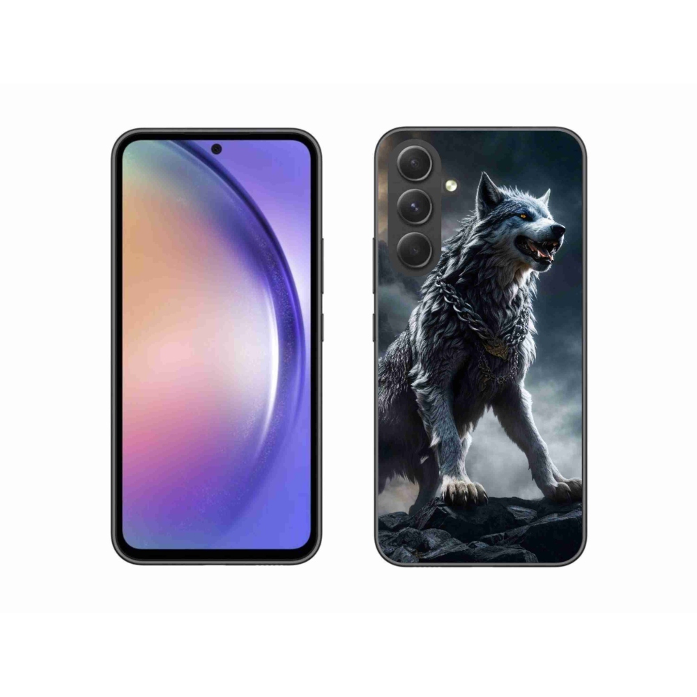 Gelový kryt mmCase na Samsung Galaxy A54 5G - vlk 1