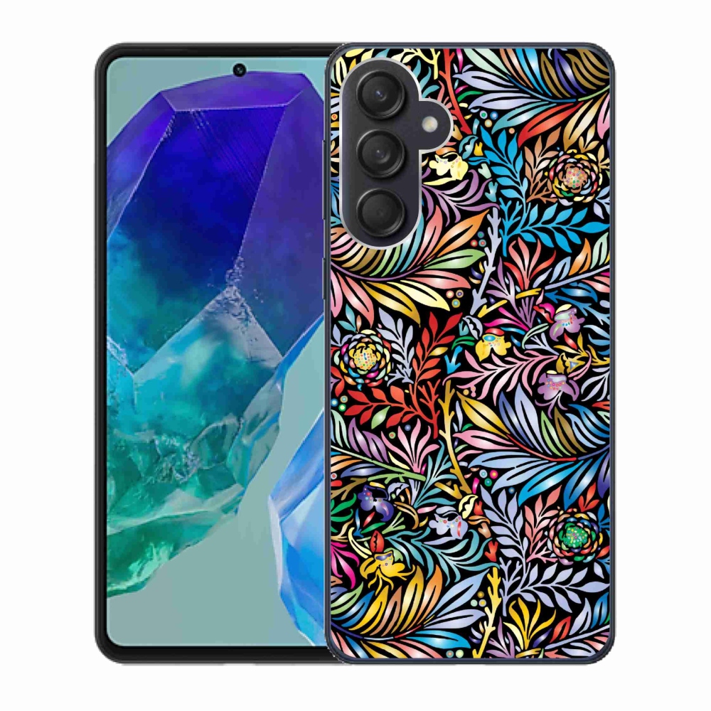 Gelový kryt mmCase na Samsung Galaxy M55 5G - květiny 5