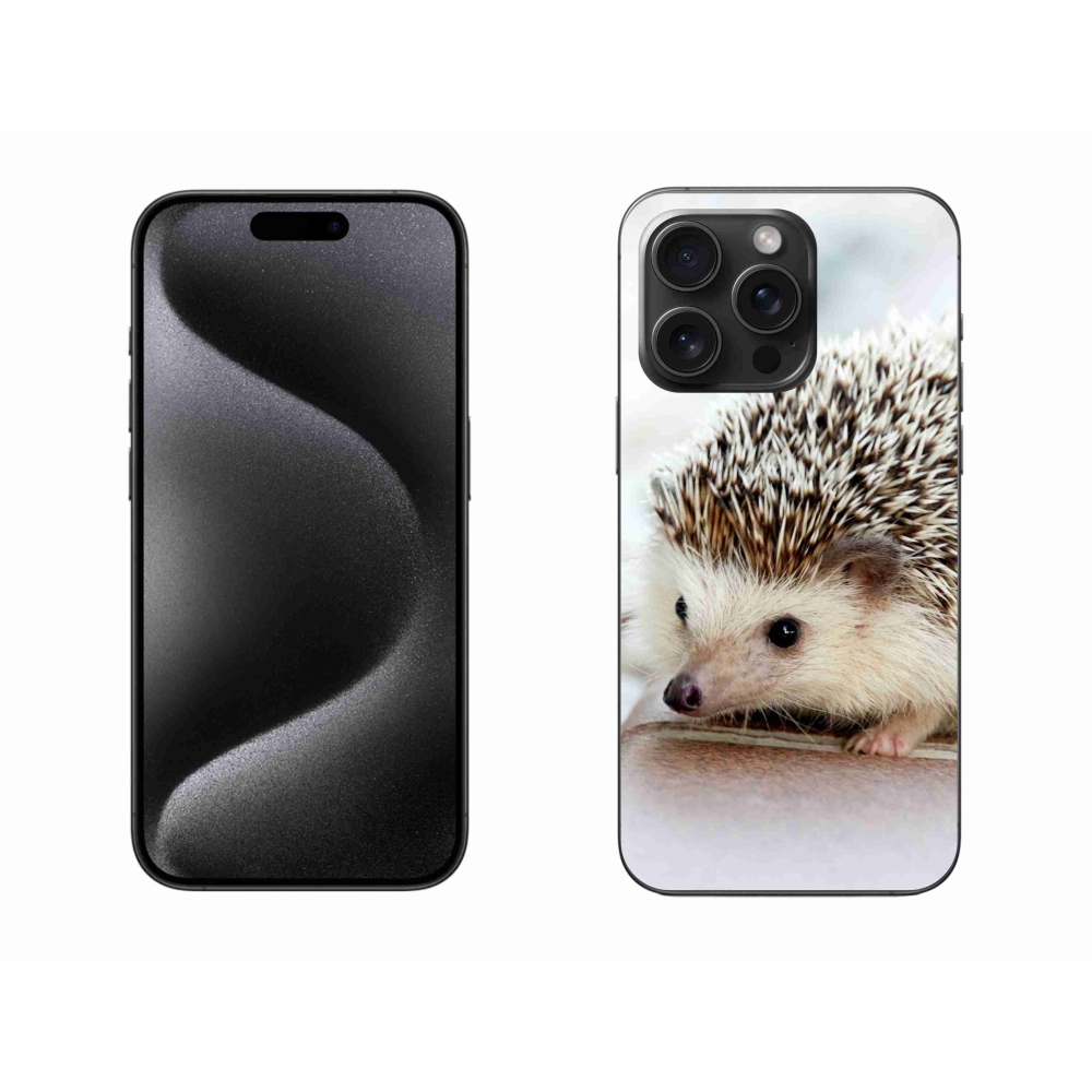 Gelový kryt mmCase na iPhone 15 Pro Max - ježek