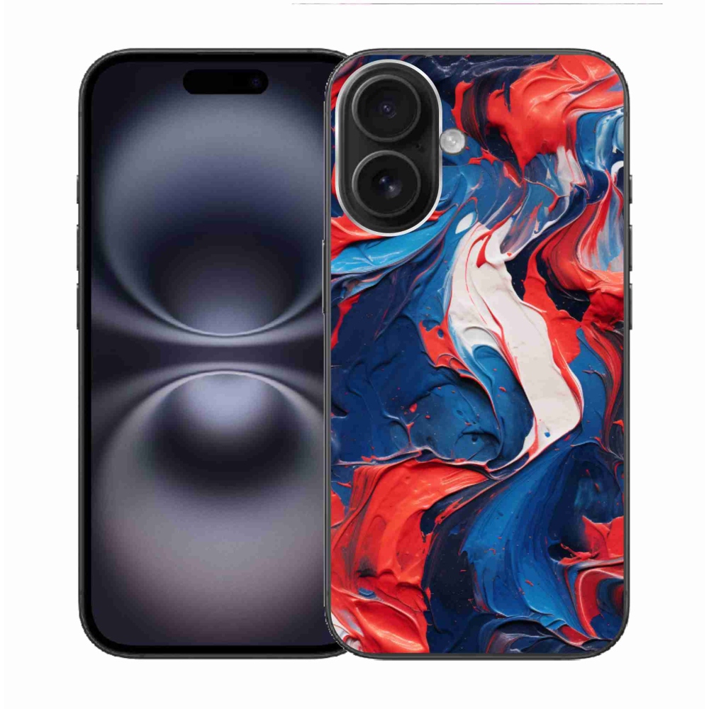 Gelový kryt mmCase na iPhone 16 - abstraktní motiv 7