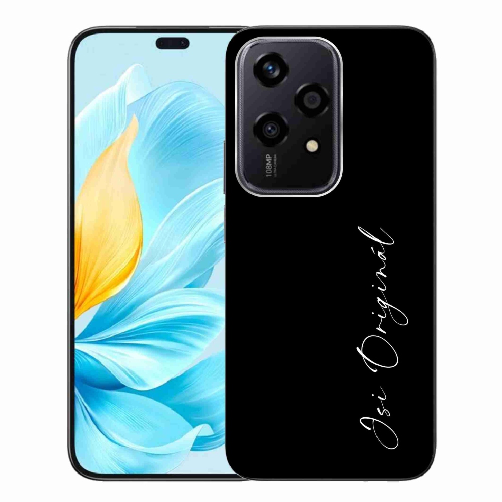 Gelový kryt mmCase na Honor 200 Lite 5G - jsi originál černé pozadí