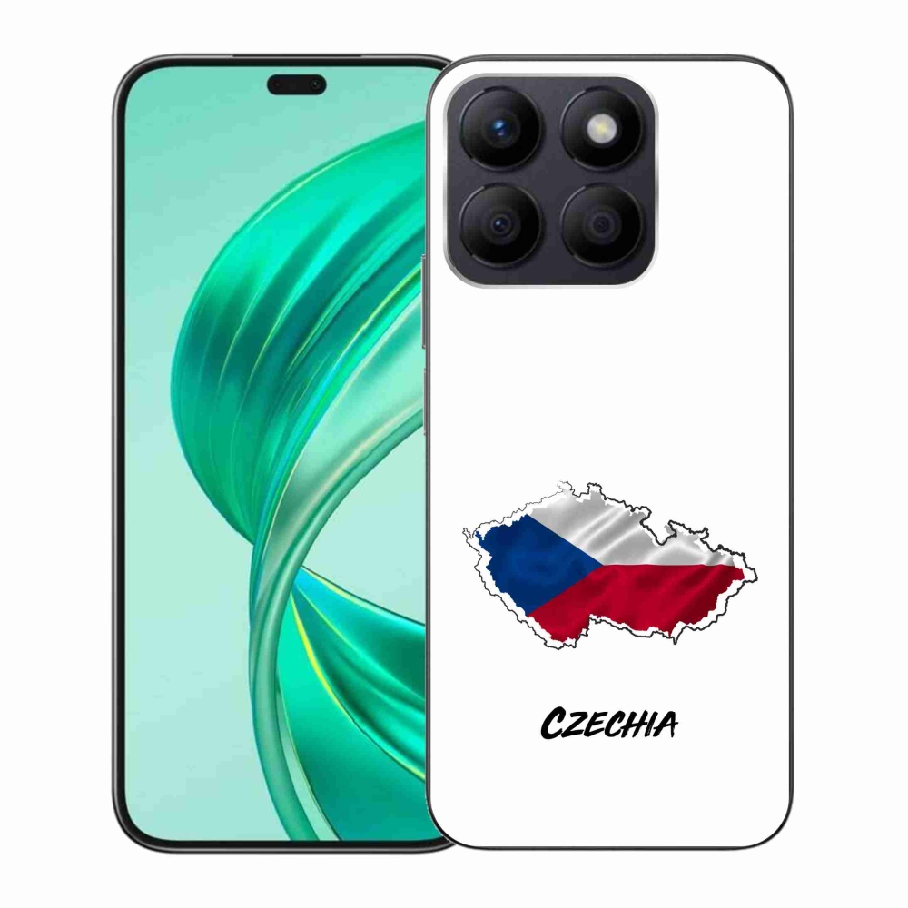 Gelový kryt mmCase na Honor X8b - Czechia bílé pozadí