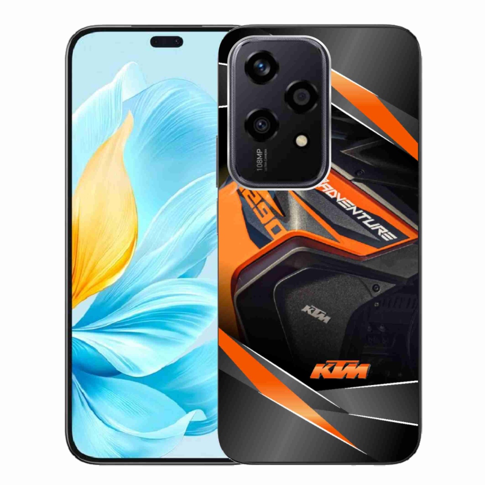Gelový kryt mmCase na Honor 200 Lite 5G - motorka ktm