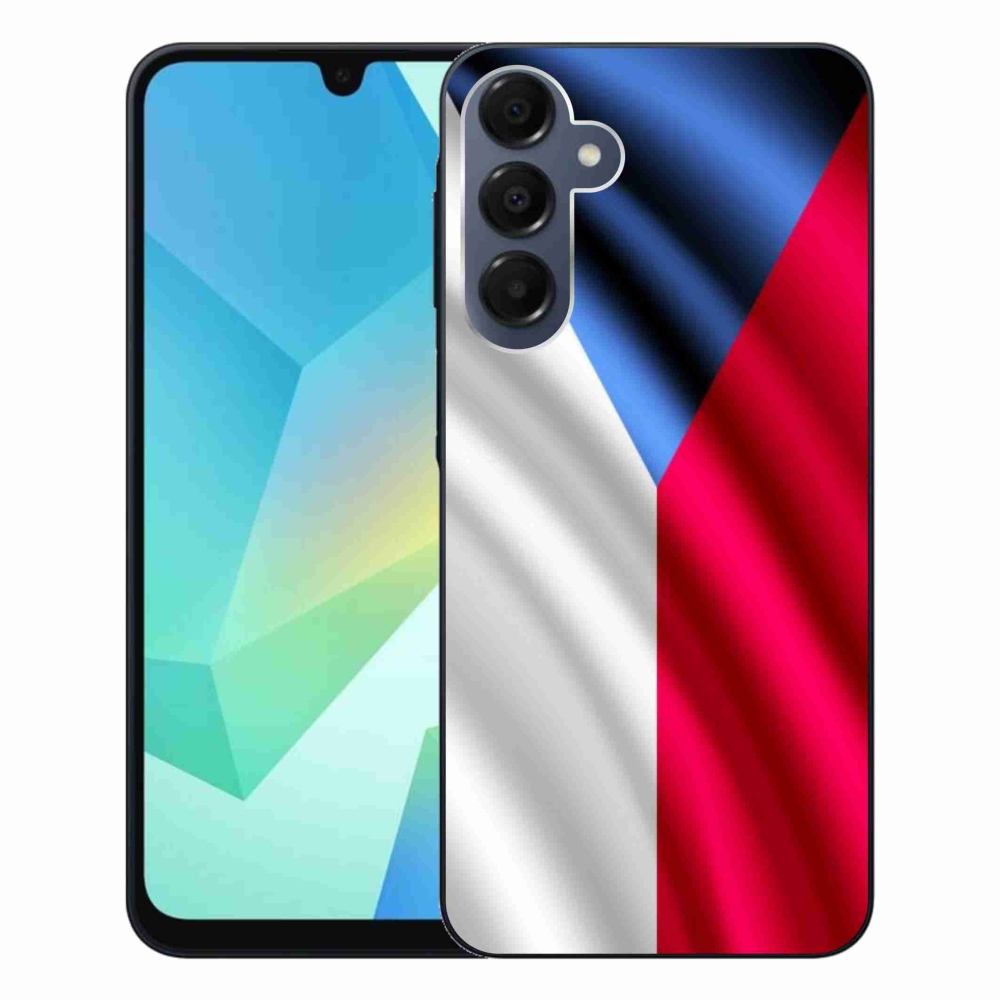 Gelový kryt mmCase na Samsung Galaxy A16 4G/5G - česká vlajka
