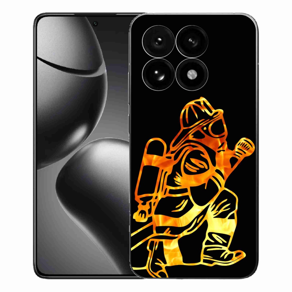 Gelový kryt mmCase na Xiaomi 15T - hasič 1