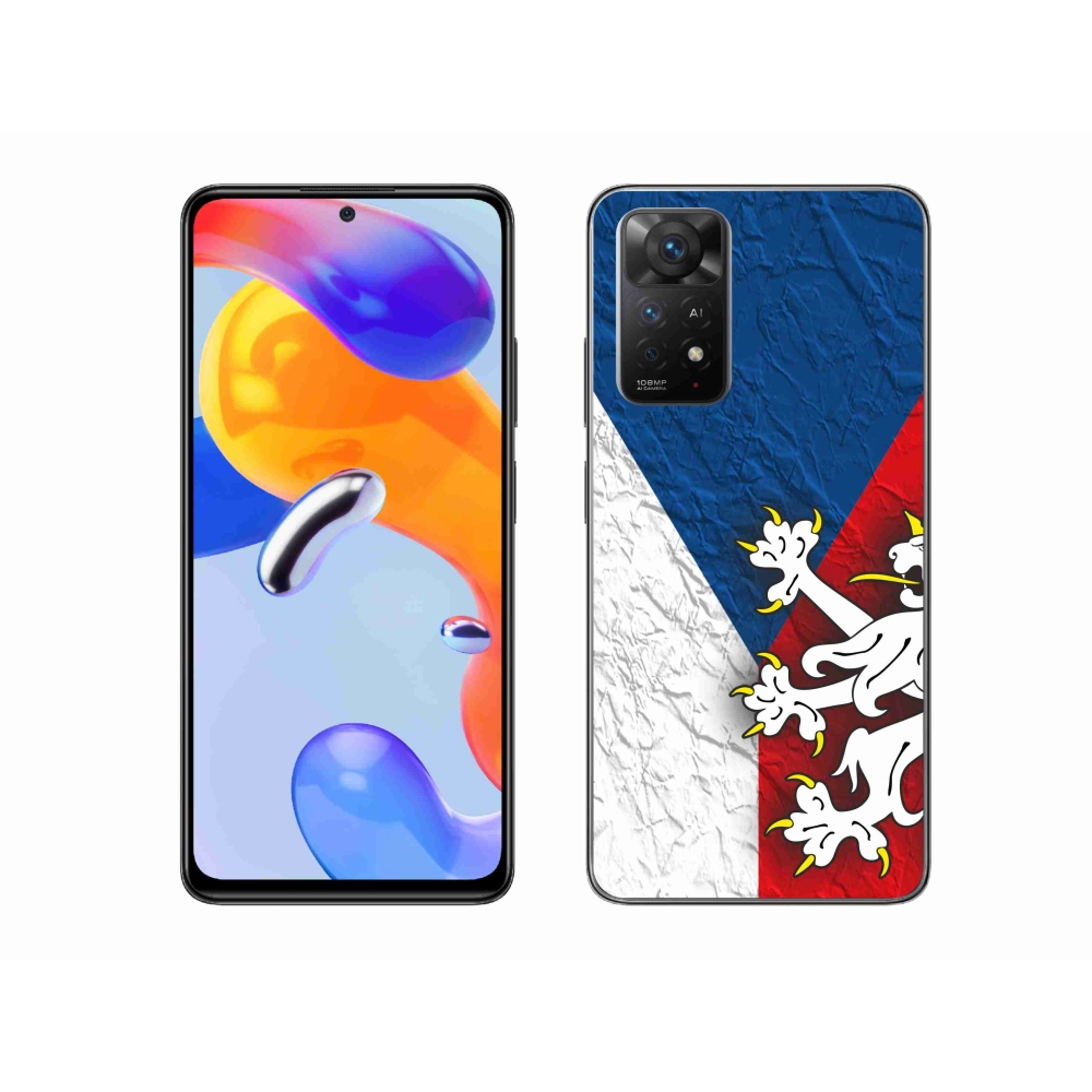 Gelový kryt mmCase na Xiaomi Redmi Note 11 Pro 4G/5G - česká vlajka 1