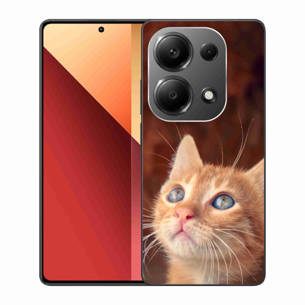 Gelový kryt mmCase na Xiaomi Redmi Note 13 Pro 4G/Poco M6 Pro - motýl a kotě