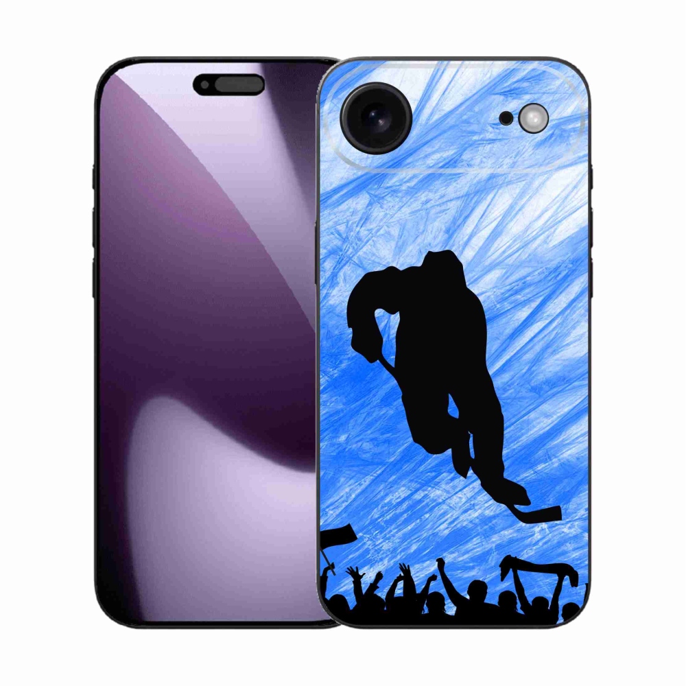 Gelový kryt mmCase na iPhone 17 Air - hokejový hráč