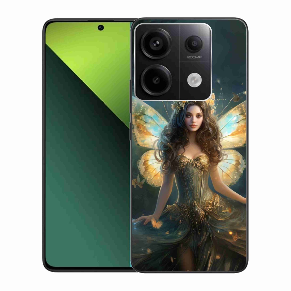 Gelový kryt mmCase na Xiaomi Redmi Note 13 Pro 5G/Poco X6 5G - motýlí žena