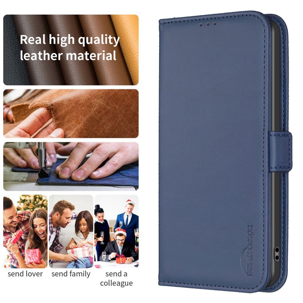 BNF knížkové pouzdro na Xiaomi Redmi 13 4G/Poco M6 4G - modré