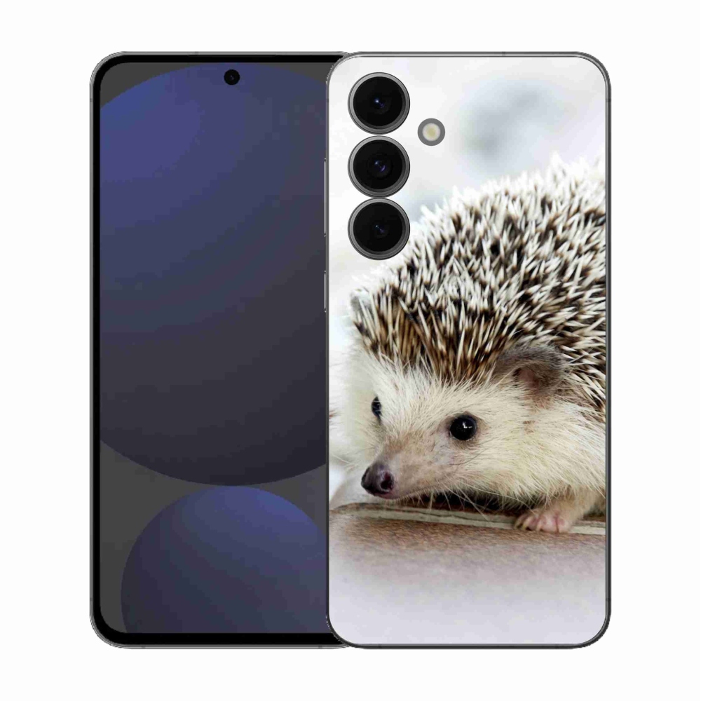 Gelový kryt mmCase na Samsung Galaxy S25 FE - ježek