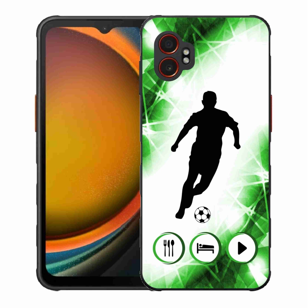 Gelový kryt mmCase na Samsung Galaxy Xcover 7 Pro - fotbalista