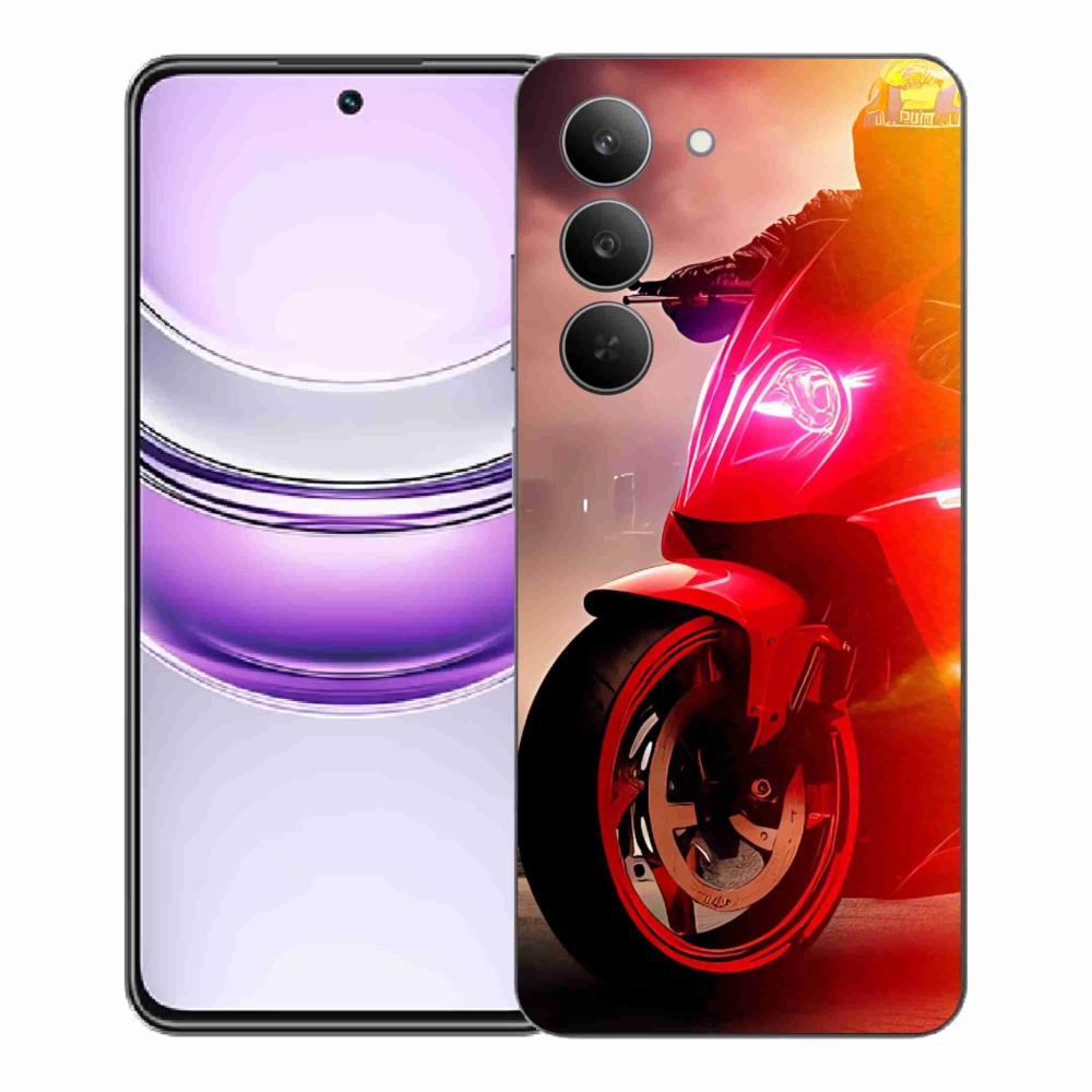 Gelový kryt mmCase na Realme 14x 5G - motorka