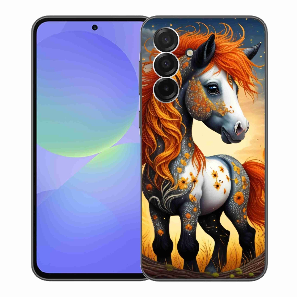 Gelový kryt mmCase na Samsung Galaxy A36 5G - barevný poník