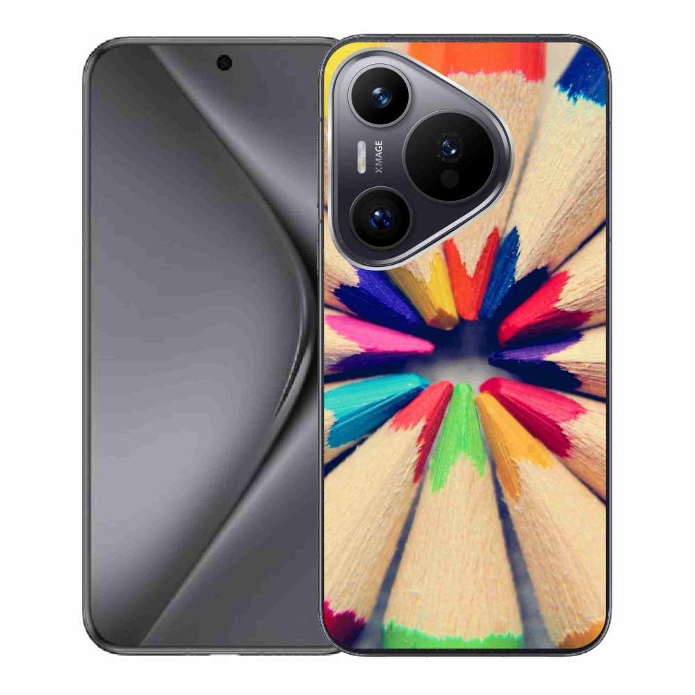 Gelový kryt mmCase na Huawei Pura 70 - pastelky 