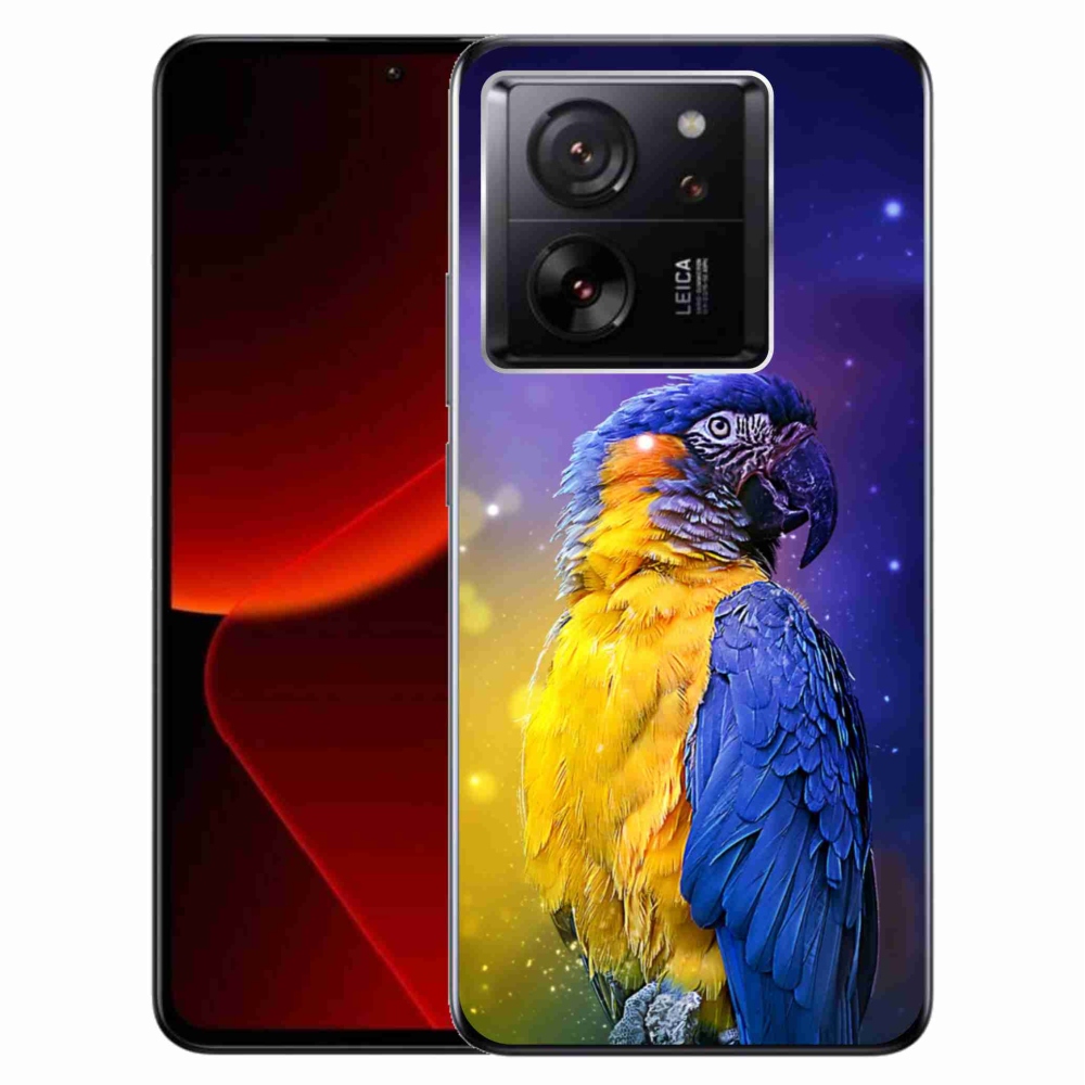 Gelový obal mmCase na Xiaomi 13T/13T Pro - papoušek ara 1