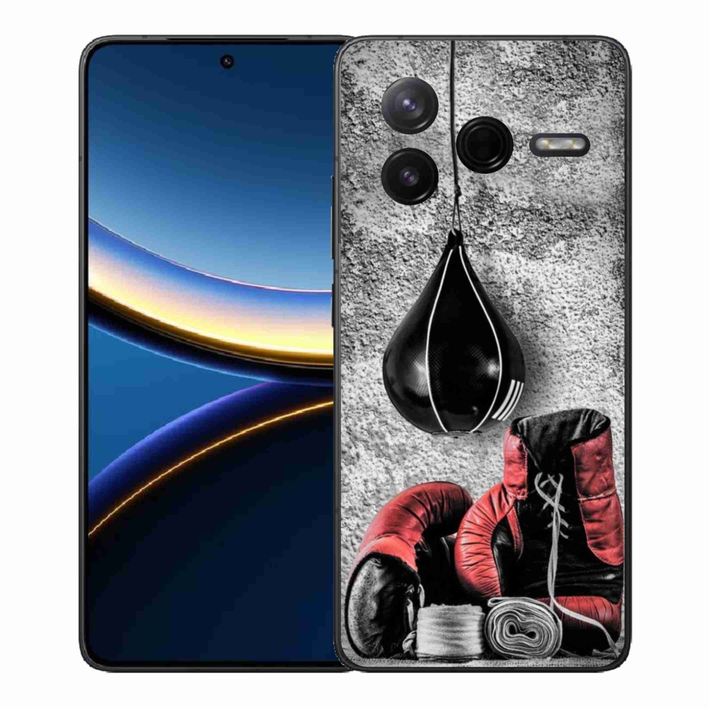 Gelový kryt mmCase na Xiaomi Poco F7 Pro - boxovací pytel a rukavice