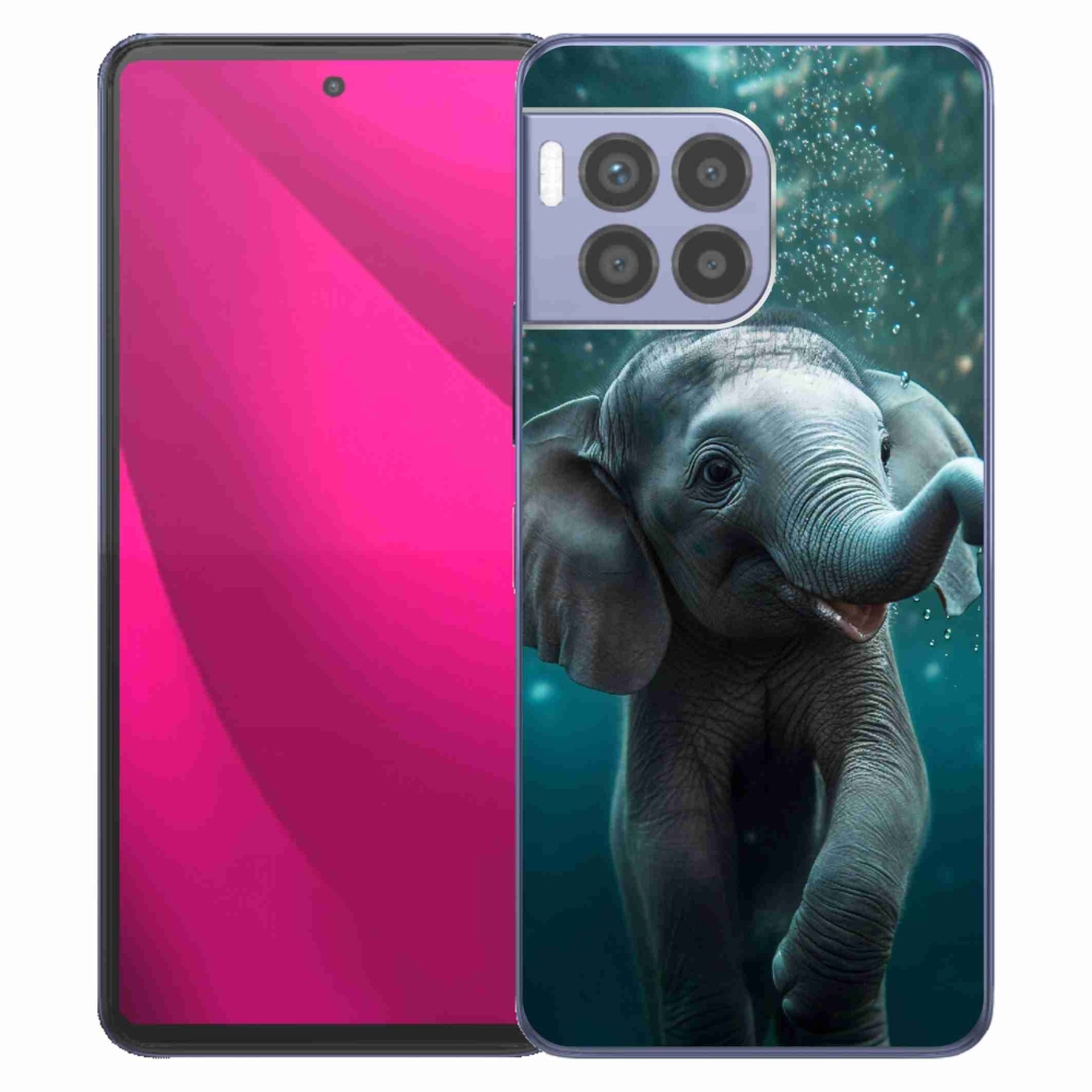 Gelový kryt mmCase na T-Mobile T Phone 2 Pro - slůně pod vodou