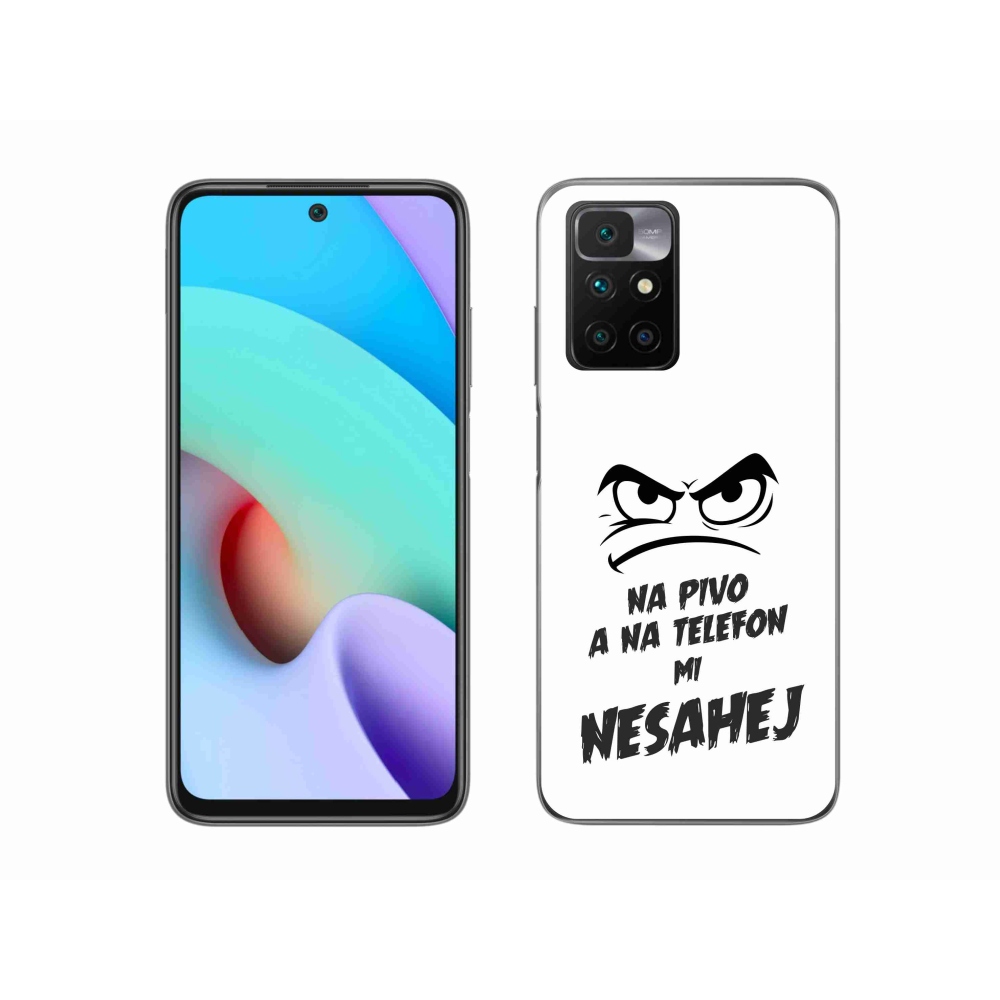 Gelový kryt mmCase na Xiaomi Redmi 10/Redmi 10 (2022) - pivní motiv 2 bílé pozadí