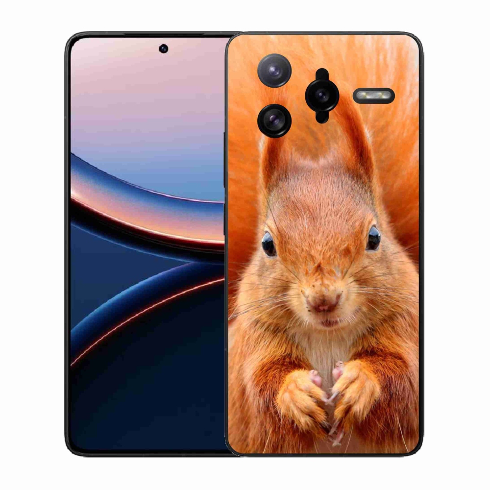 Gelový kryt mmCase na Xiaomi Poco F7 Ultra - veverka